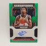 Nysier Brooks Ole Miss Basketball Panini Green Prizm Autograph Auto Rookie Card