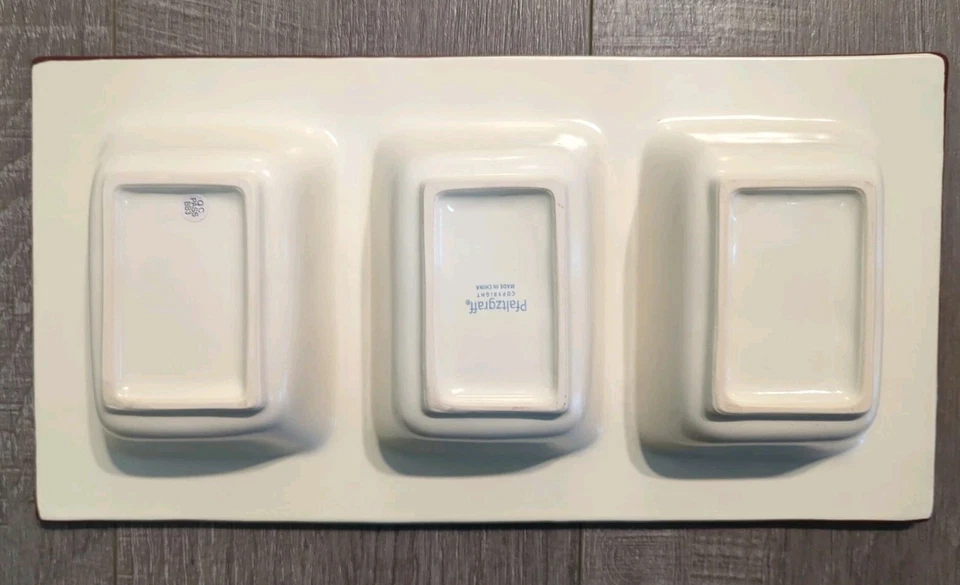 Pfaltzgraff  Divided Christmas Holiday Snack Dish Brand New  - Image 2 of 4