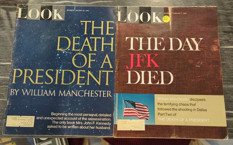 LOOK Magazine Jan 24 1967 THE DEATH OF A PRESIDENT ONE & TWO John F. KENNEDY JFK