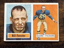 1957 Topps Set-Break # 69 Bill Forester Green Bay Packers