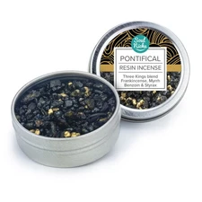 Pontifical Resin Incense by Three Kings + Metal Tin