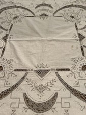 Vtg Madeira Embroidery Cutwork Lace Floral Li...