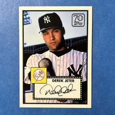 2021 Topps Series 2 Derek Jeter '52 1952 70 YEARS OF TOPPS Insert #70YT-2