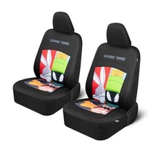 Looney Tunes Car Seat Covers   2-Piece Front Seat Covers Featuring Bugs Bunny,