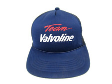 VTG Team Valvoline Mesh Trucker Hat Snapback Youngan Headwear Auto Racing Logo