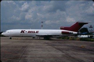 EB19 Original aircraft slide / Dia K Mile B727 HS SCH