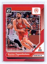 Kostas Papanikolaou 2024-25 Donruss EuroLeague #13 Optic Red #/99