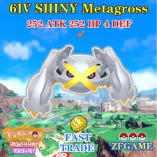 POKEMON 6IV SHINY Metagross EVS SCARLET and VIOLET Online delivery ENG