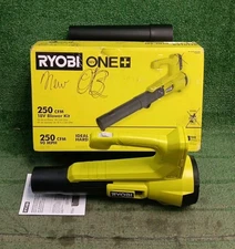 NEW RYOBI ONE+ 18V 90MPH 250CFM Cordless Battery Leaf Blower/Sweeper - Tool Only