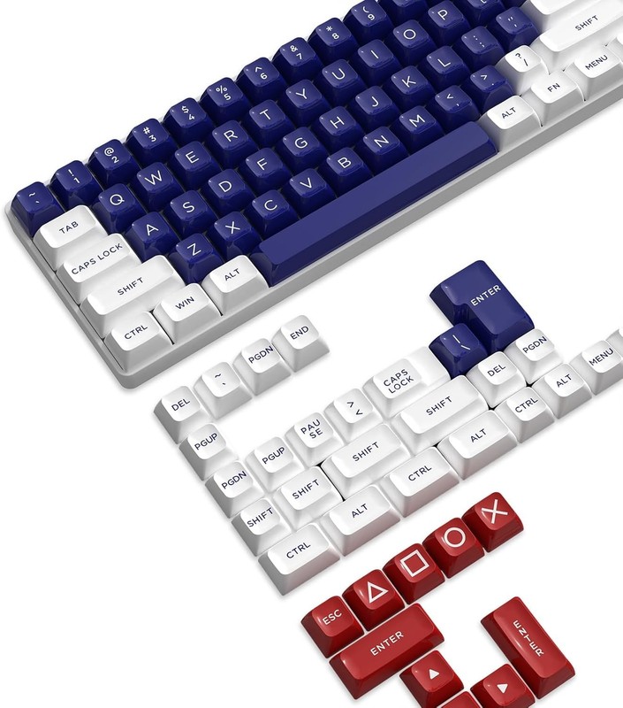 MAMBASNAKE 149 Keys PBT Double Shot Full Keycap Set,ASA Profile,ANSI US Layout