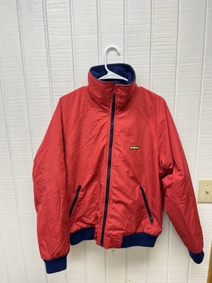 Oshkosh B Gosh The Genuine Article Vintage Men s Medium Red Jacket Retro 80s 90s