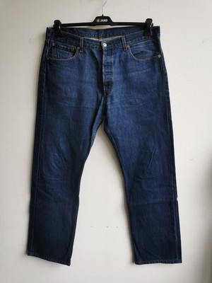 Levi´s Strauss Jeans 501 blau W38 L32 Levis Denim x Hose