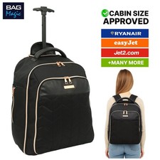 EasyJet Borsa da Cabina Sottosella 45x36x20cm, Bordlite Zaino con Ruote 2 in 1 Holdall