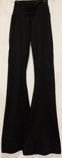 OFFLINE Aerie Real Me Scrunched Waist Black Flare Leggings, XS Short