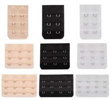 Bra Extender 2/3/4 Hook Multi-Size Soft Elastic Strap 9-Pack for Comfort