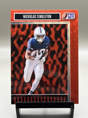 2025 Leaf Pro Set Metal Nicholas Singleton #117 Red Flood 1/1
