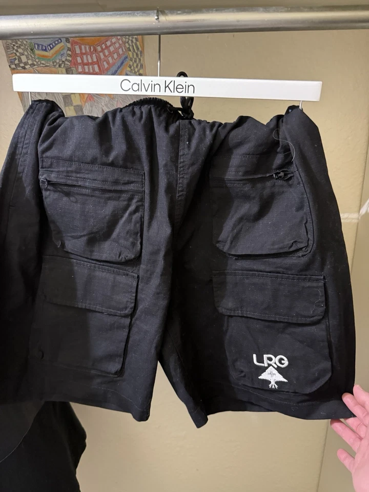 Шорты мужские универсальные Lifted Research Group размер L черные б/у хорошее состояние товара - Изображение 3 из 4