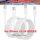For Samsung iPhone 17 Pro Max 60W USB-C to USB C Cable Fast Charger PD Cord Lot
