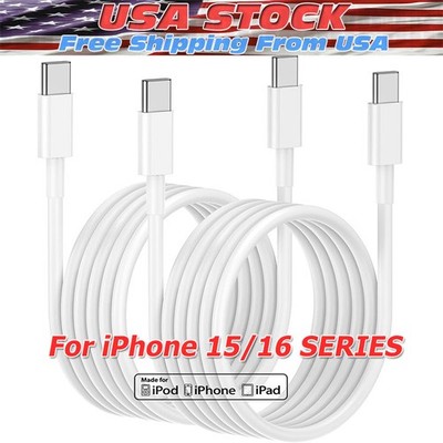 Wholesale USB-C to USB-C Cable Fast Charge Cord For iPhone16/15/Plus/ProMax/iPad