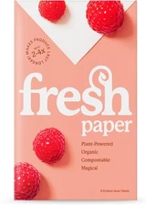 FRESHPAPER Keeps Fruits & Vegetables Fresh for 2-4x Longer, 8 Reusable Food S...
