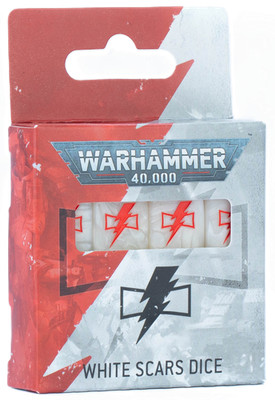 2025 Dice Pack White Scars Warhammer 40K