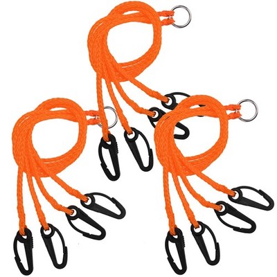 4 Arm Crab Trap Harness with Durable Plastic Hooks for Sailing Fishing Red 3