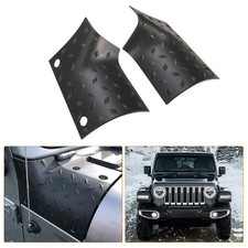 2018-2025 Jeep Wrangler JL/JT Armor, Kiwi Master Cowl Covers, Black Parts