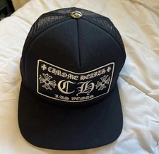 Chrome Hearts Hollywood USA Black Trucker Hat