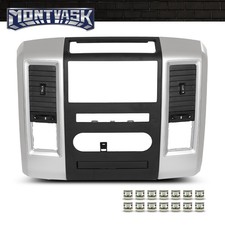 Center Dash Radio Trim Bezel Fit For 2009 2010 2011 2012 Dodge Ram 15002500