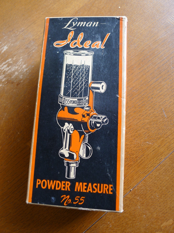 Vintage Lyman Ideal No. 55 Powder Measure Reloading  in Original Box