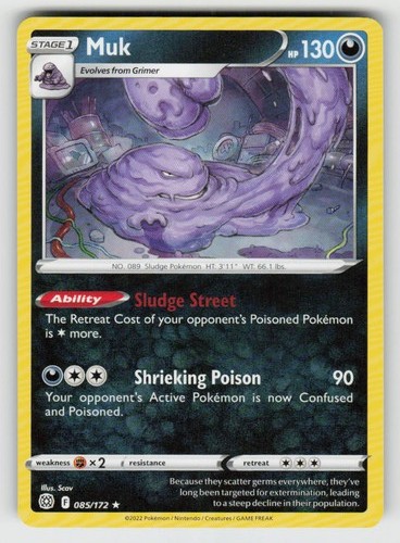Muk 085/172 Rare Brilliant Stars Near Mint