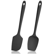 600ºF Spatulas, High Heat Food Safe Semless Kitchen Silicone Scraper Set for ...