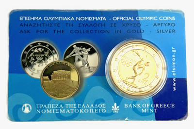 2004 Athens Olympics 2 Euro Coin NEW