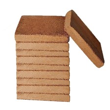 10pcs Coconut Fiber for Plants, Coconut Bricks, Natural Compressed6858