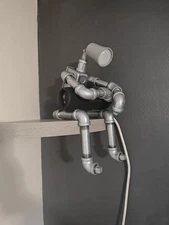 Unique Custom Handcrafted Steampunk Light with Personality