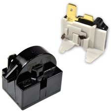 HQRP Compressor 4.7 Ohm 1-Pin PTC Starter/Start Relay and Overload Kit...