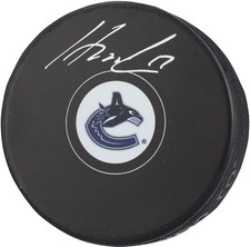 Filip Hronek Vancouver Canucks Autographed Hockey Puck