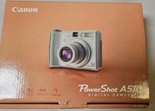 Canon PowerShot A510 Silver 3.2MP Digital Camera Open Box