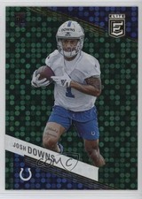 2023 Panini Donruss Elite Rookies Green Disco Josh Downs #159 11ur