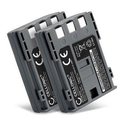 2x Akku für Canon LEGRIA HV40 MV850i MVX330i MVX20i EOS 350D (700mAh) Ersatzakku