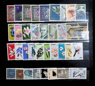 ANDORRE FRANCAIS LOT 35 TIMBRES NEUFS . BONNE VALEUR (2)