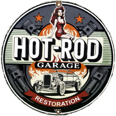 Hot Rod Gasoline 看板 30cm ガレージ 世田谷ベース 【公式通販】