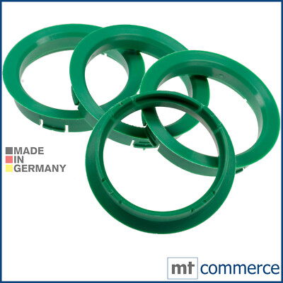 4x Zentrierringe 64,0 x 56,1 mm grün Felgen Ringe Made in Germany