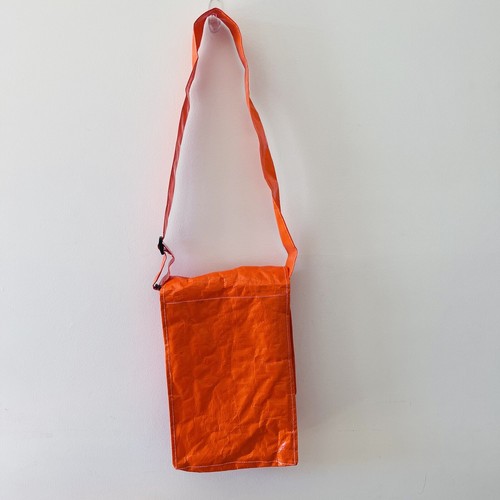 Hugo Boss Orange Plastic Shoulder Carry Bag Strap Reusable Handbag Shopping - Picture 16 of 24