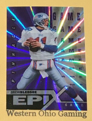 1997 Pinnacle Epix Drew Bledsoe #E4 Game Purple