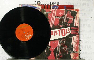 SEX PISTOLS - FLOGGING A DEAD HORSE - VIRGIN - JAPAN - W/ OBI