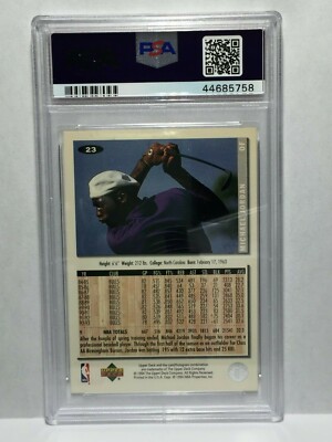 1994 Jリーグチャンピオン記念 V2カード 1994 Collector's Choice #23 Michael Jordan PSA 8 BASEBALL CARD