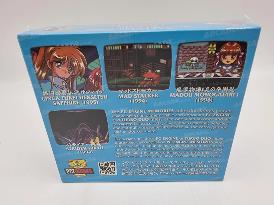 Memories Arcade Card Gems PC Engine Super CD-ROM Japan New PCE Works - Image 2 of 4