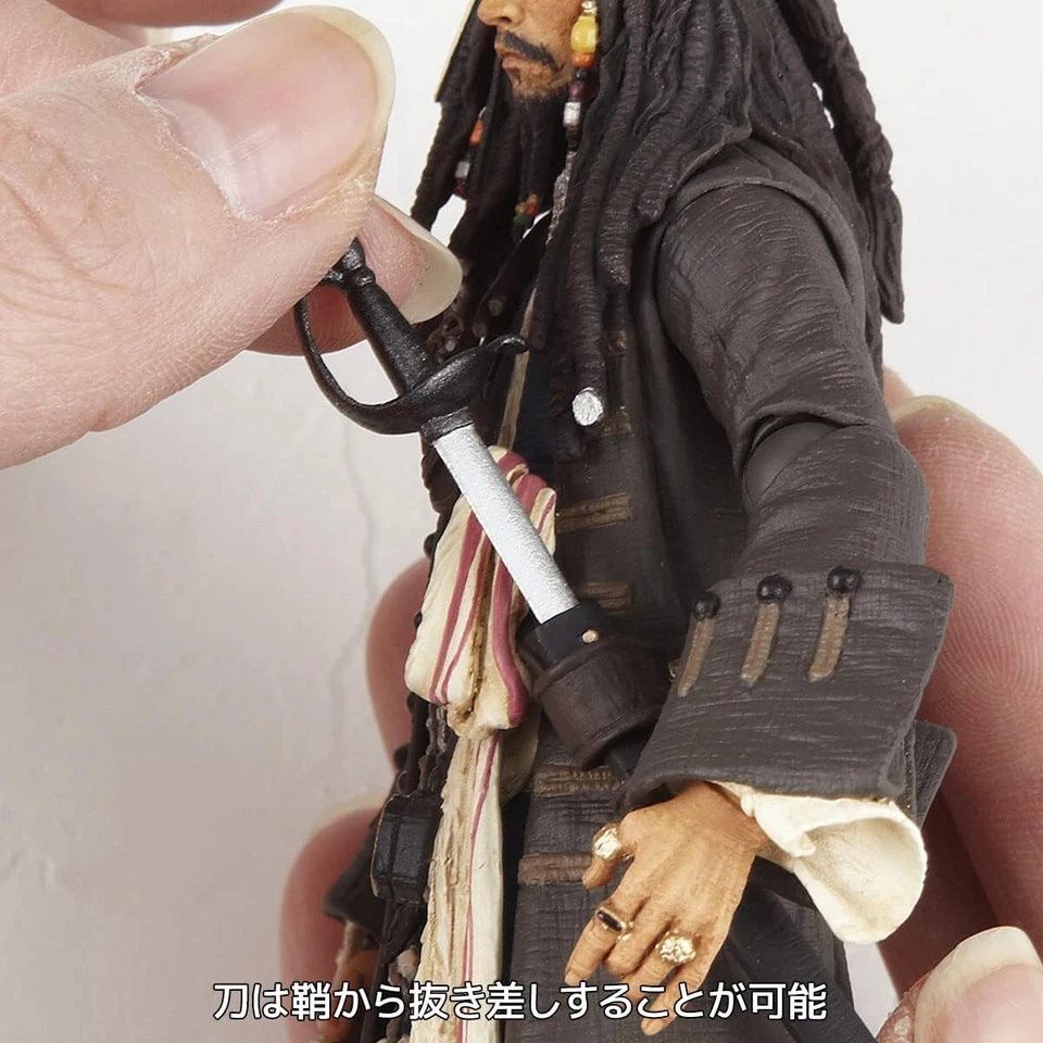 KAIYODO REVOLTECH Pirates of the Caribbean JACK SPARROW w/ Tracking NEW - Image 3 of 4