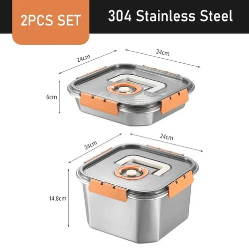 Vacuum Food Storage Box Fresh-Keeping Canister Sealed Storage Container Food New - Picture 50 of 52
